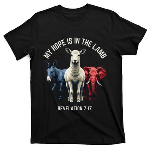 Hope Is In The Lamb My Christian God Jesus Lamb Lover Humor T-Shirt