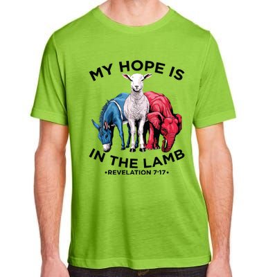 Hope Is In The Lamb My Christian God Jesus Lamb Lover Humor Adult ChromaSoft Performance T-Shirt