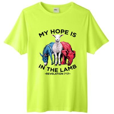 Hope Is In The Lamb My Christian God Jesus Lamb Lover Humor Tall Fusion ChromaSoft Performance T-Shirt