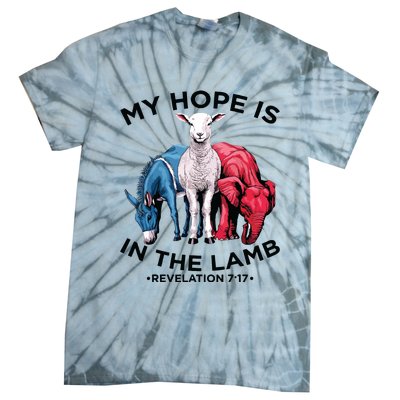 Hope Is In The Lamb My Christian God Jesus Lamb Lover Humor Tie-Dye T-Shirt