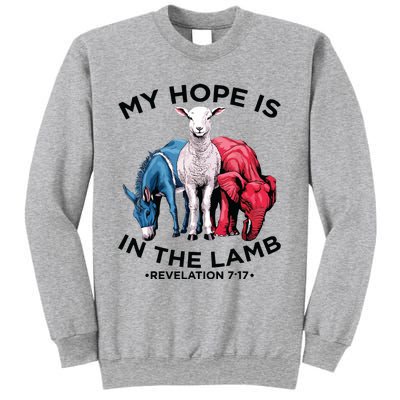 Hope Is In The Lamb My Christian God Jesus Lamb Lover Humor Sweatshirt