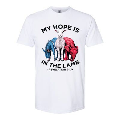 Hope Is In The Lamb My Christian God Jesus Lamb Lover Humor Softstyle® CVC T-Shirt