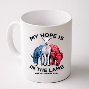 Hope Is In The Lamb My Christian God Jesus Lamb Lover Humor Coffee Mug