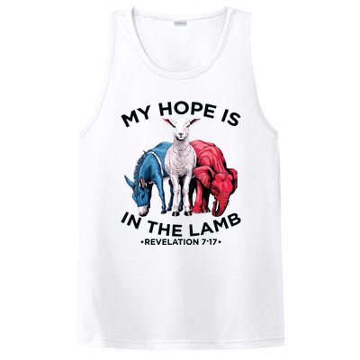 Hope Is In The Lamb My Christian God Jesus Lamb Lover Humor PosiCharge Competitor Tank