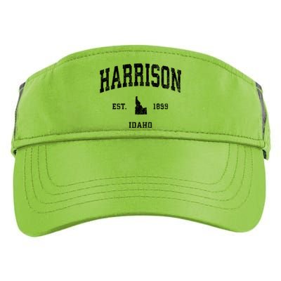 Harrison Idaho Id Vintage Athletic Sports Adult Drive Performance Visor