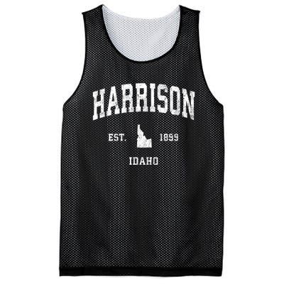 Harrison Idaho Id Vintage Athletic Sports Mesh Reversible Basketball Jersey Tank