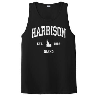 Harrison Idaho Id Vintage Athletic Sports PosiCharge Competitor Tank