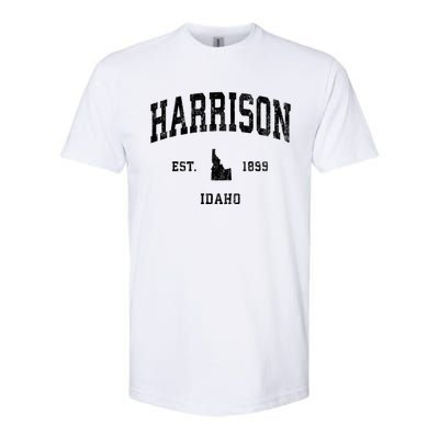 Harrison Idaho Id Vintage Athletic Sports Softstyle CVC T-Shirt