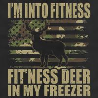 Hunting Im Into Fitness Fitness Deer In My Freezer Adult Drive Performance Visor