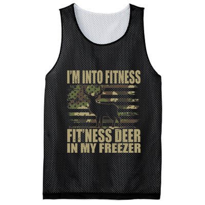 Hunting Im Into Fitness Fitness Deer In My Freezer Mesh Reversible Basketball Jersey Tank