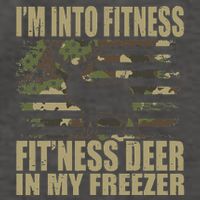 Hunting Im Into Fitness Fitness Deer In My Freezer Vector Backpack
