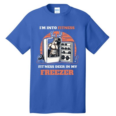 Hunting I'm Into Fitness Deer Freezer Funny Hunter Dad  Tall T-Shirt