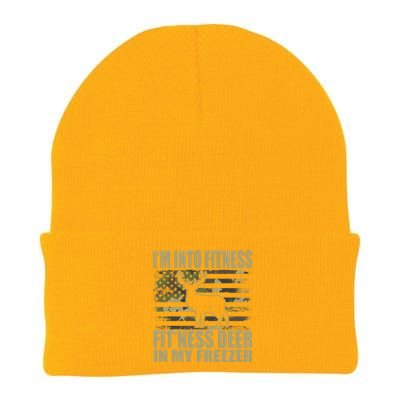 Hunting I'm Into Fitness Fit'ness Deer In My Freezer  Knit Cap Winter Beanie