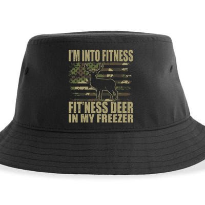 Hunting I'm Into Fitness Fit'ness Deer In My Freezer  Sustainable Bucket Hat