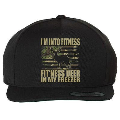 Hunting I'm Into Fitness Fit'ness Deer In My Freezer  Wool Snapback Cap