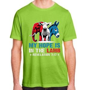 Hope Is In The Lamb My Christian God Jesus Humor Adult ChromaSoft Performance T-Shirt