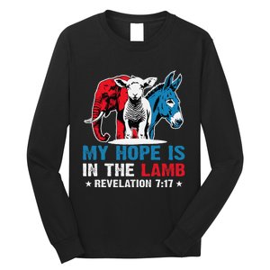 Hope Is In The Lamb My Christian God Jesus Humor Long Sleeve Shirt