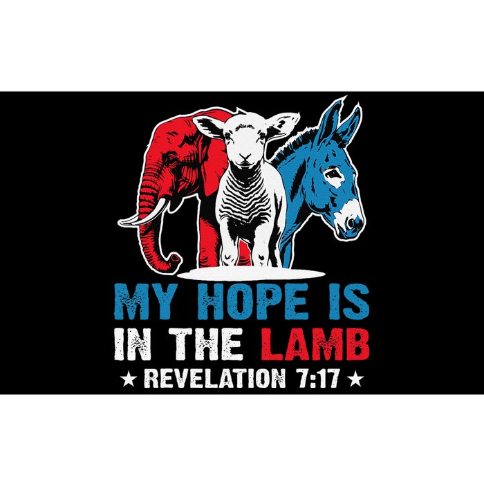 Hope Is In The Lamb My Christian God Jesus Humor Bumper Sticker