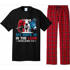 Hope Is In The Lamb My Christian God Jesus Humor Pajama Set