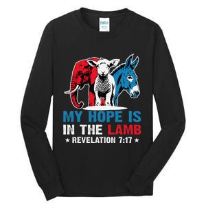 Hope Is In The Lamb My Christian God Jesus Humor Tall Long Sleeve T-Shirt