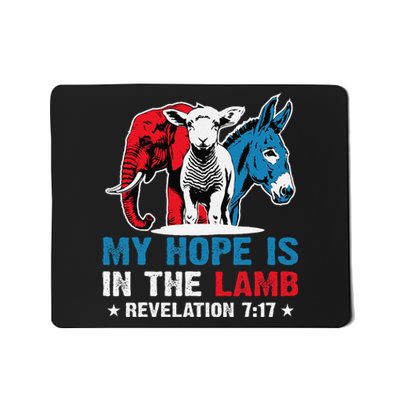 Hope Is In The Lamb My Christian God Jesus Humor Mousepad