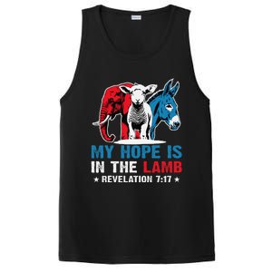 Hope Is In The Lamb My Christian God Jesus Humor PosiCharge Competitor Tank