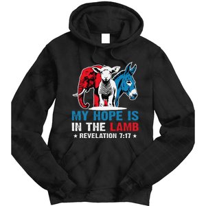 Hope Is In The Lamb My Christian God Jesus Humor Tie Dye Hoodie