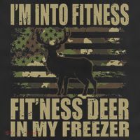 Hunting I'm Into Fitness Fit'ness Deer In My Freezer 11oz C Handle Ceramic Mug