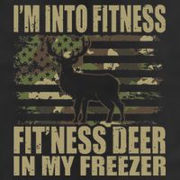 Hunting I'm Into Fitness Fit'ness Deer In My Freezer 15oz Campfire Ceramic Mug