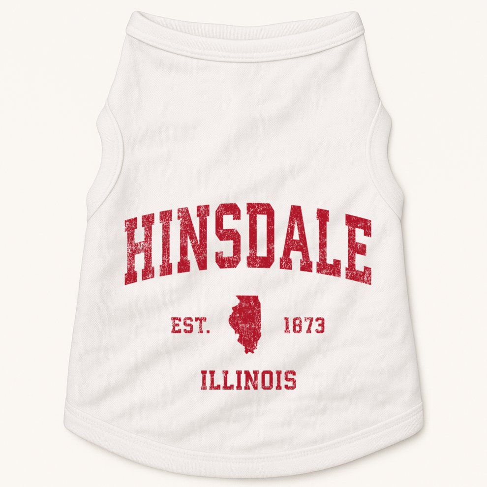 Hinsdale Illinois Il Vintage Sports Doggie Tank