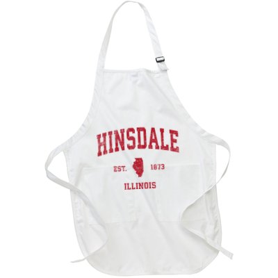 Hinsdale Illinois Il Vintage Sports Apron