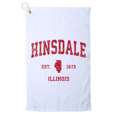 Hinsdale Illinois Il Vintage Sports Golf Towel