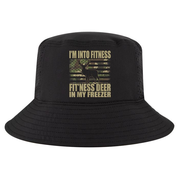 Hunting I'm Into Fitness Fit'ness Deer In My Freezer Cool Comfort Performance Bucket Hat