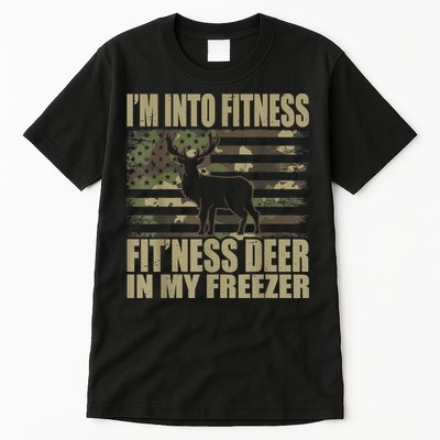 Hunting I'm Into Fitness Fit'ness Deer In My Freezer Tall T-Shirt