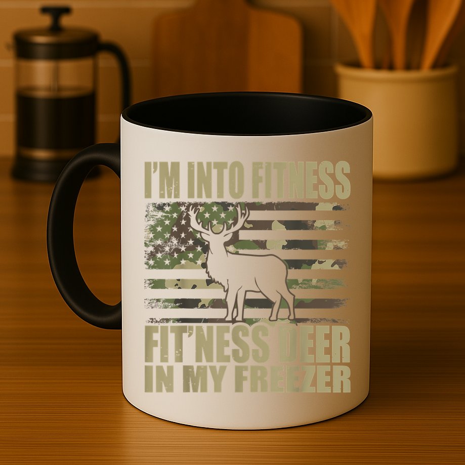 Hunting I'm Into Fitness Fit'ness Deer In My Freezer Mug