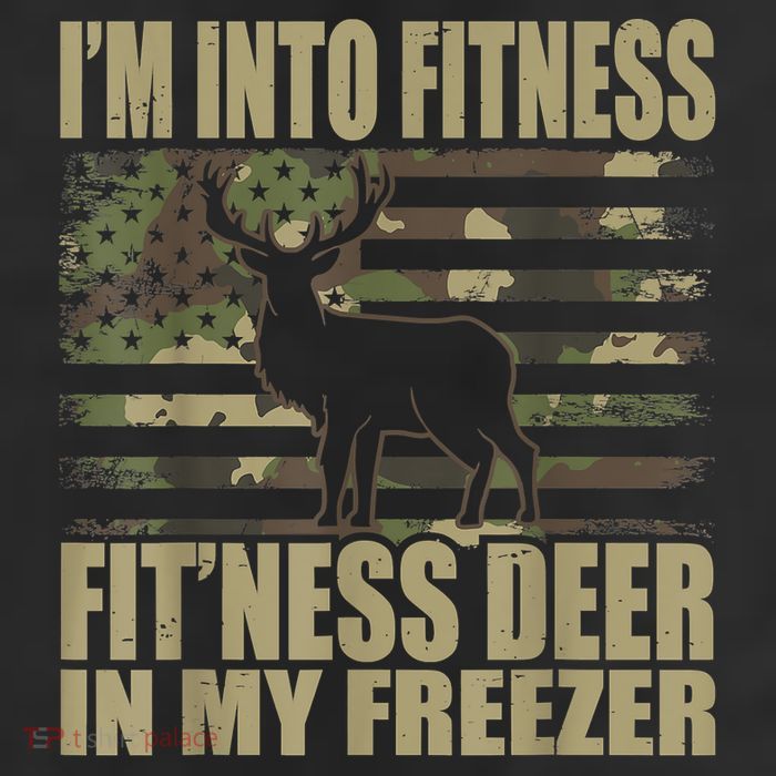 Hunting I'm Into Fitness Fit'ness Deer In My Freezer 11oz C Handle Ceramic Mug