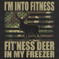 Hunting I'm Into Fitness Fit'ness Deer In My Freezer Tumbler