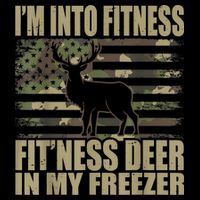Hunting I'm Into Fitness Fit'ness Deer In My Freezer Youth Performance Sprint T-Shirt