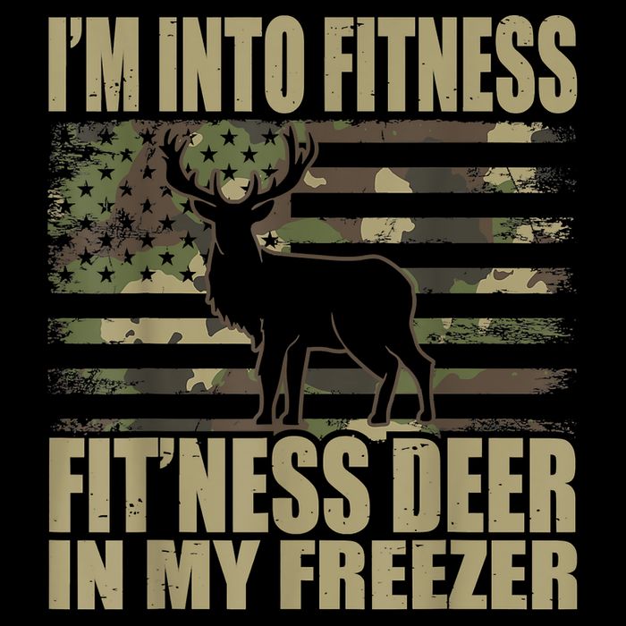 Hunting I'm Into Fitness Fit'ness Deer In My Freezer Youth Performance Sprint T-Shirt