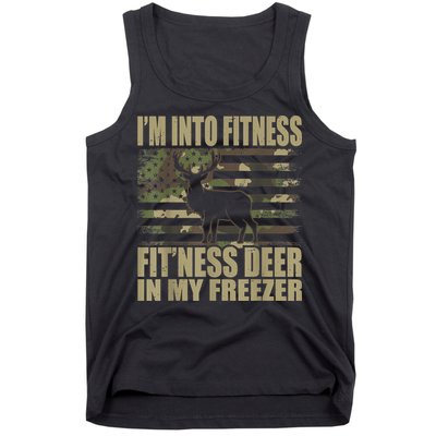 Hunting I'm Into Fitness Fit'ness Deer In My Freezer Tank Top