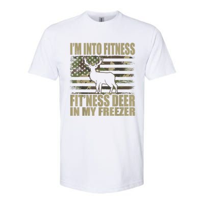 Hunting I'm Into Fitness Fit'ness Deer In My Freezer Softstyle CVC T-Shirt