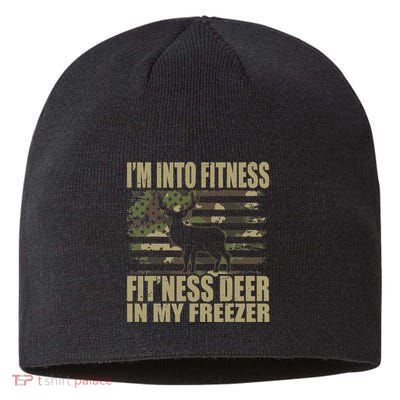 Hunting Im Into Fitness Fitness Deer In My Freezer Sustainable Beanie