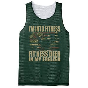 Hunting I'm Into Fitness Fit'ness Deer In My Freezer Mesh Reversible Basketball Jersey Tank