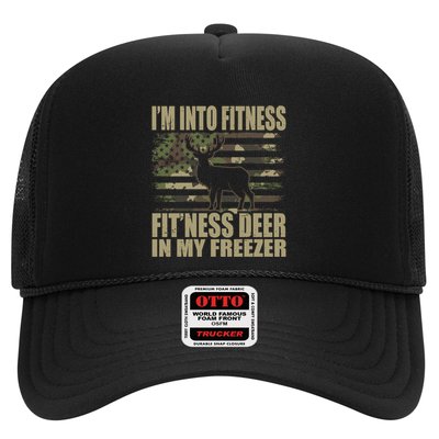 Hunting Im Into Fitness Fitness Deer In My Freezer Gift Trucker Hat