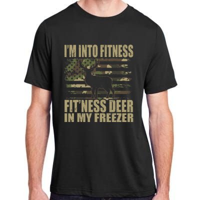 Hunting I'm Into Fitness Fit'ness Deer In My Freezer Adult ChromaSoft Performance T-Shirt