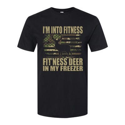 Hunting I'm Into Fitness Fit'ness Deer In My Freezer Softstyle CVC T-Shirt