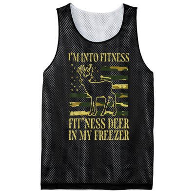 Hunting Im Into Fitness Fit Ness Deer Freezer Mesh Reversible Basketball Jersey Tank