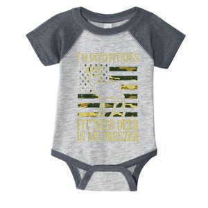 Hunting Im Into Fitness Fit Ness Deer Freezer Infant Baby Jersey Bodysuit