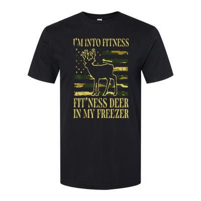 Hunting Im Into Fitness Fit Ness Deer Freezer Softstyle CVC T-Shirt