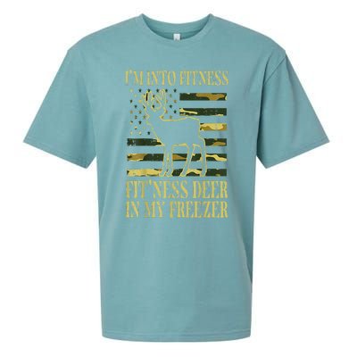 Hunting Im Into Fitness Fit Ness Deer Freezer Sueded Cloud Jersey T-Shirt